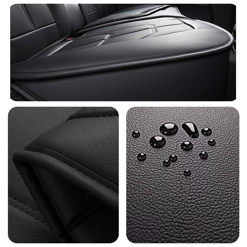 Luxury Faux Leather Car Seat Covers – 5-Seat Universal Fit, Waterproof & Wear-Resistant Full Set