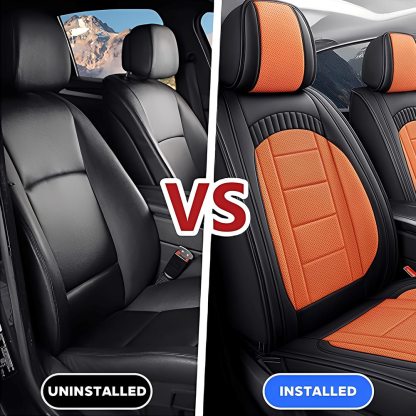 Universal 5-Seat Car Seat Covers – Full Coverage, Waterproof Faux Leather, Fits Most Cars, SUVs & Trucks