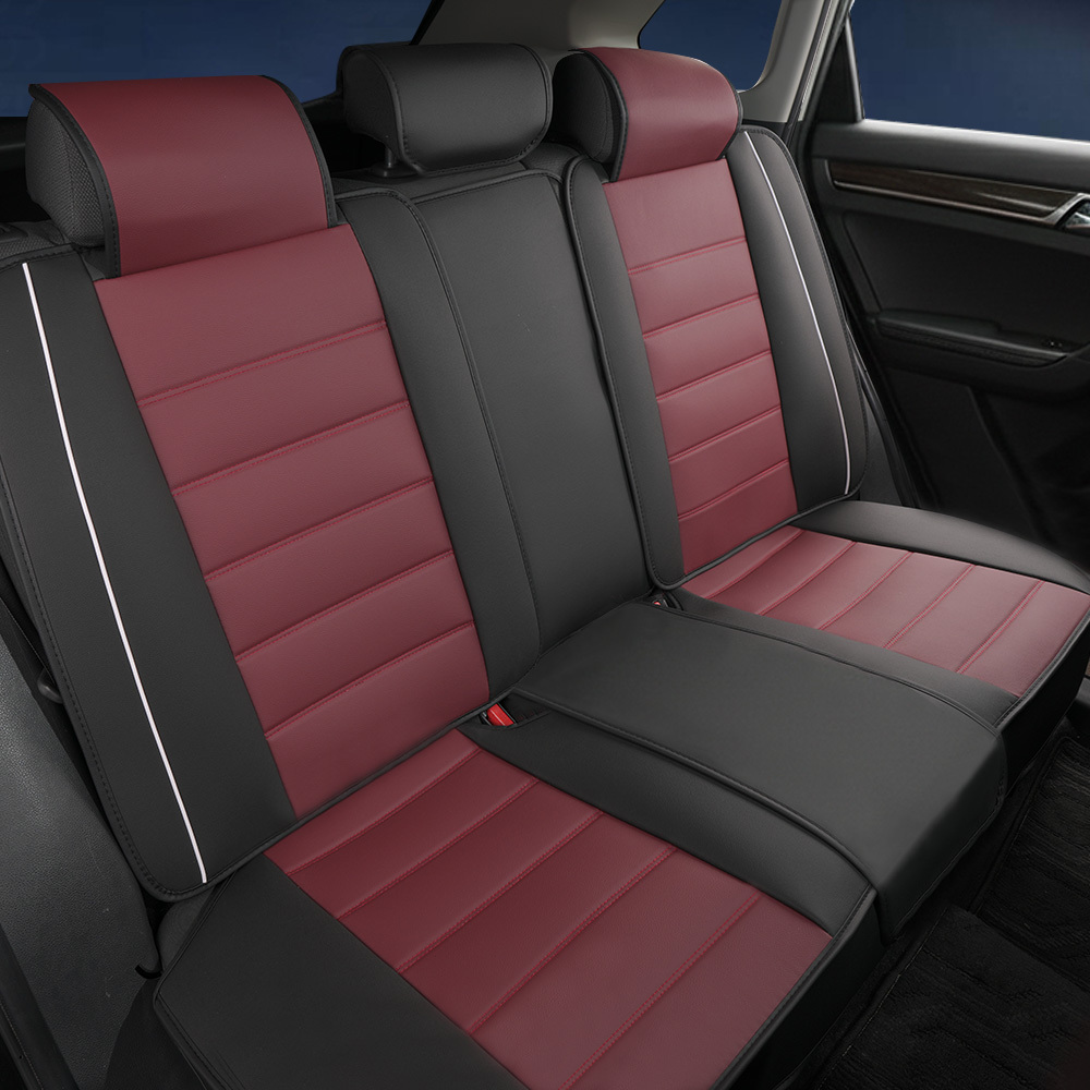 Universal Faux Leather Car Seat Covers – 5-Piece Waterproof Seat Protector for Most Vehicles