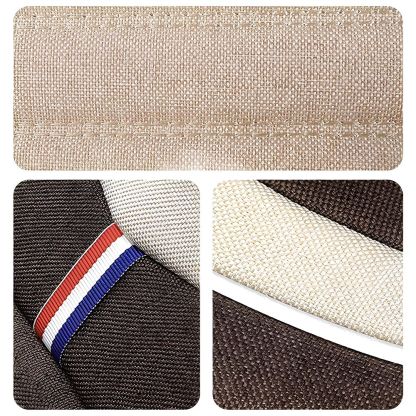 Universal Linen Car Seat Covers Full Set – Breathable Fabric 5-Seat Fit for Cars, SUVs & Pickups