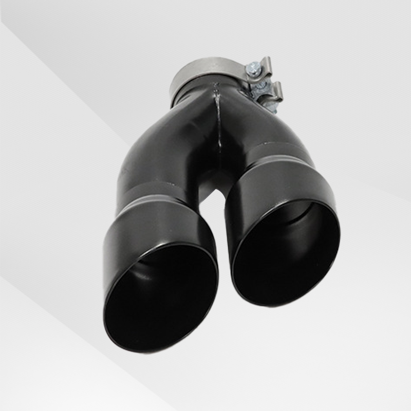 NEW Dual Slant-Cut Stainless Steel Exhaust Tip – 3" Inlet, 8.27" Outlet, 16" Long Universal Bolt-On Exhaust Pipe