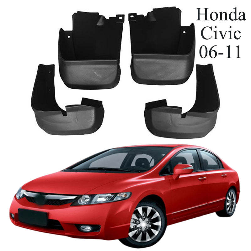 Mud Flaps Mud Guards Fit for 1996-2024 Honda Civic Hatchback Front & Rear Mud Splash Guards Accessories - 4 Pcs
