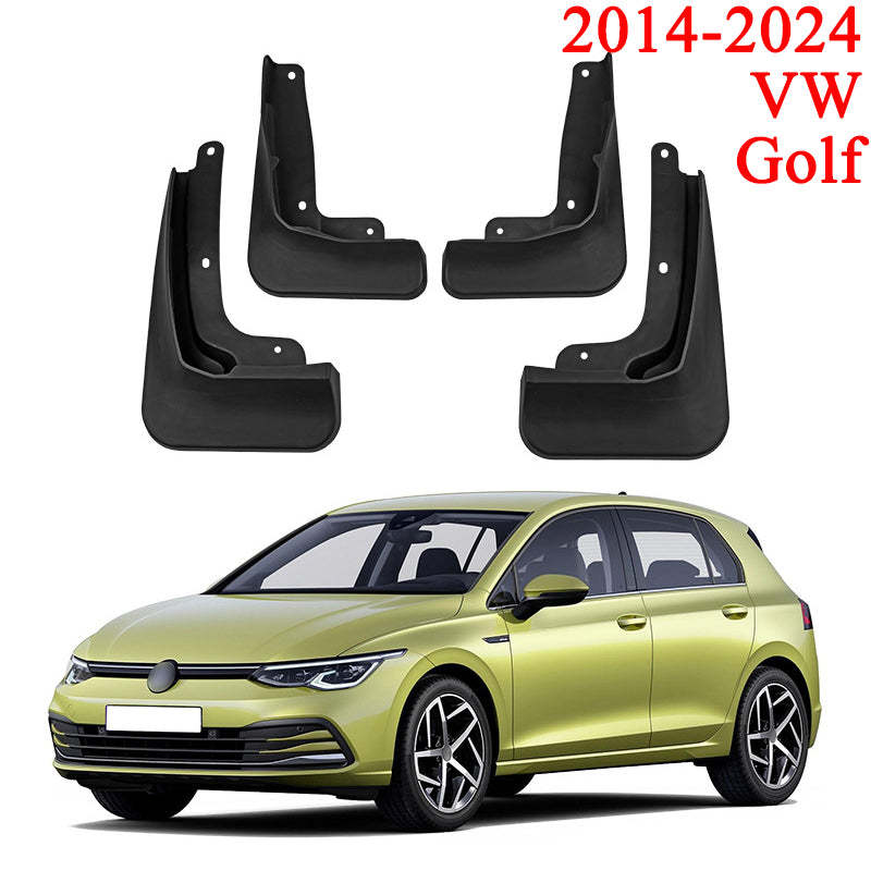 Mud Flaps for VW Golf 2014-2024 - Front & Rear Fender Splash Guards (4PCS)