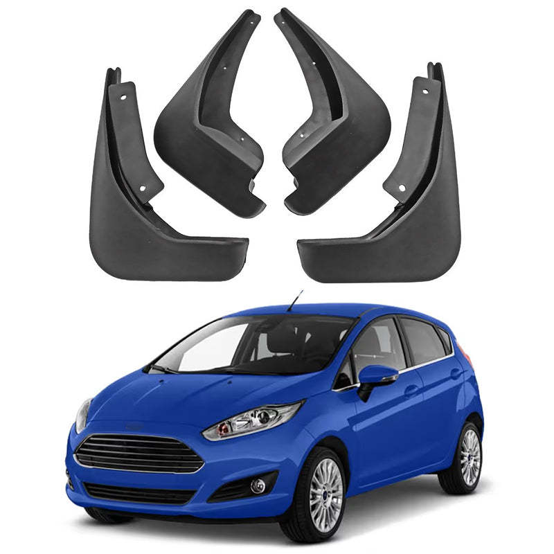 Mud Flaps for 2009-2017 Ford Fiesta - Front & Rear Splash Protection (
