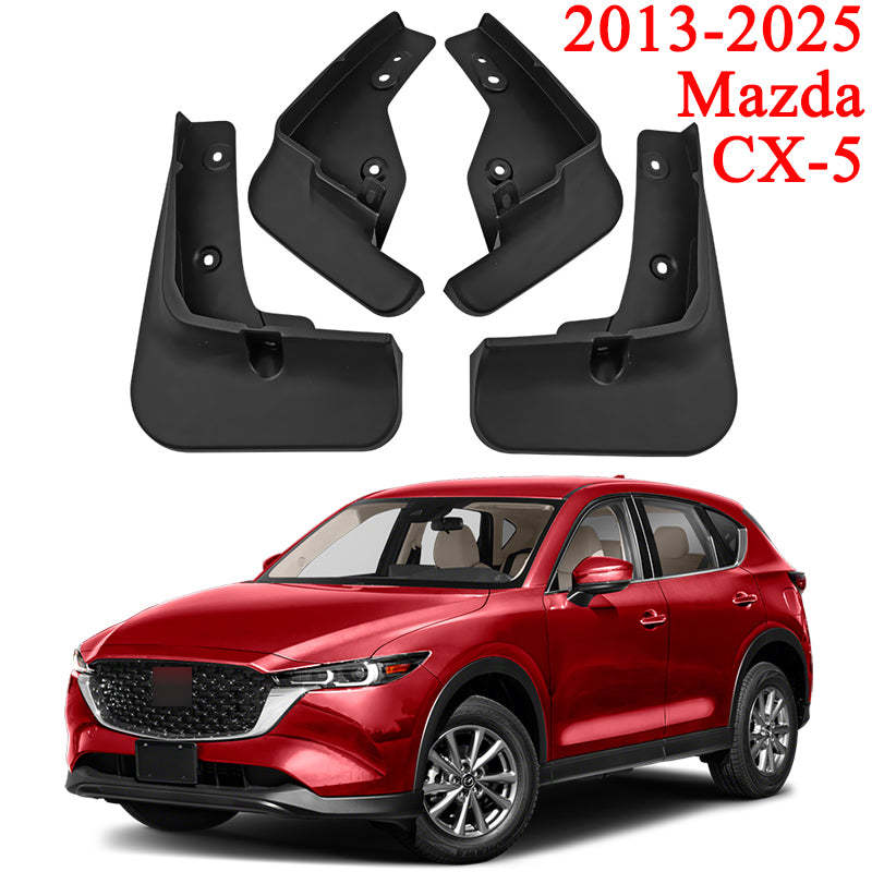 Mud Flaps for 2013-2025 Mazda CX-5 - 4PCS Front & Rear Wheel Splash Guards