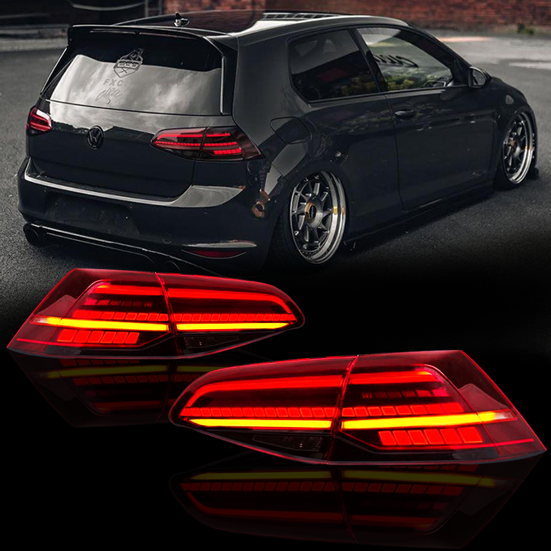 Suitable for Volkswagen Golf MK7 MK7.5 2013-2021 LED Tail Light Assemb