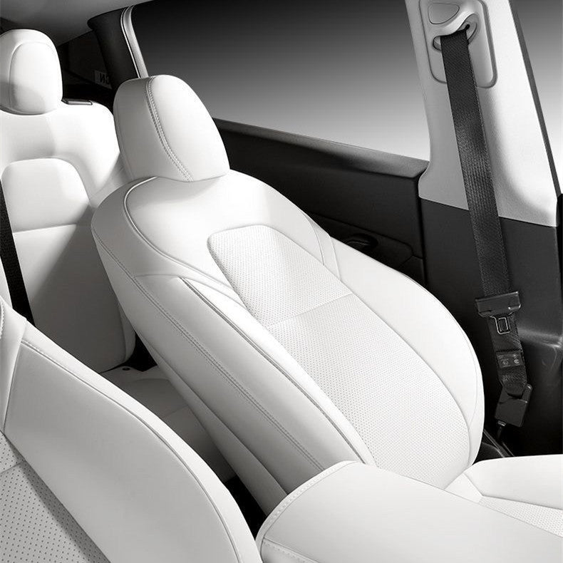 All-Inclusive Custom Tesla Model 3/Highland/Y/Juniper (2016-2025) Nappa Leather Car Seat Covers – Full Set