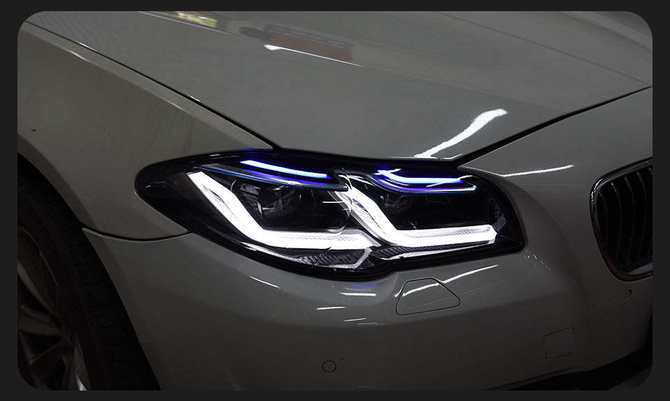 BMW 5 Series F10 2011–2017 LED Thundereye Headlights Assembly – Fits OEM Xenon & Halogen Models
