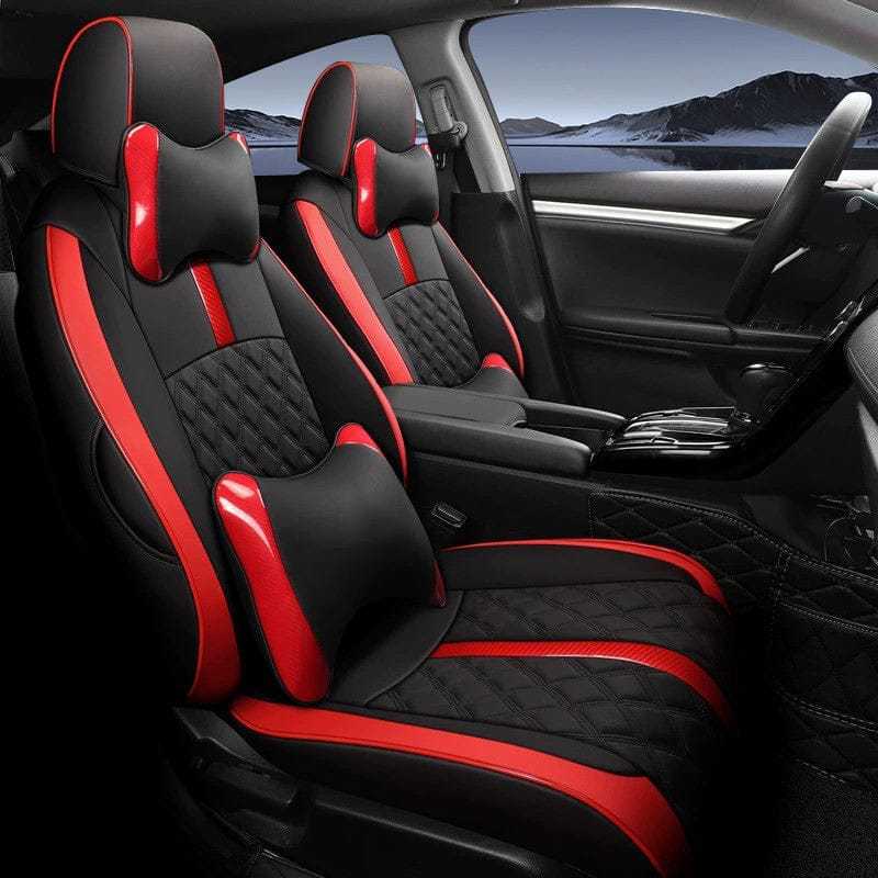 Special For Honda Civic (2016-2025) Leather Car Seat Cover Full Set