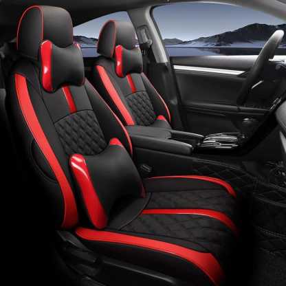 Special For Honda Civic (2016-2025) Leather Car Seat Cover Full Set