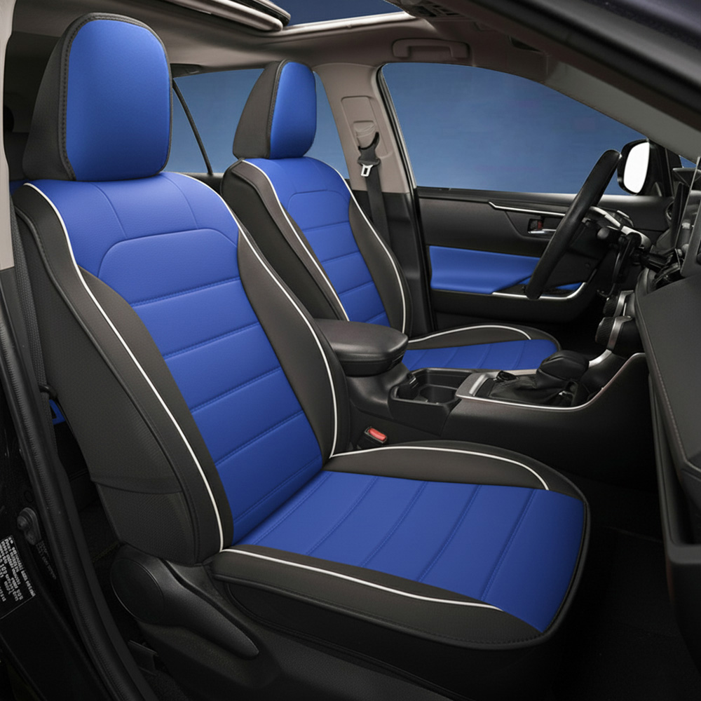Universal Faux Leather Car Seat Covers – 5-Piece Waterproof Seat Protector for Most Vehicles