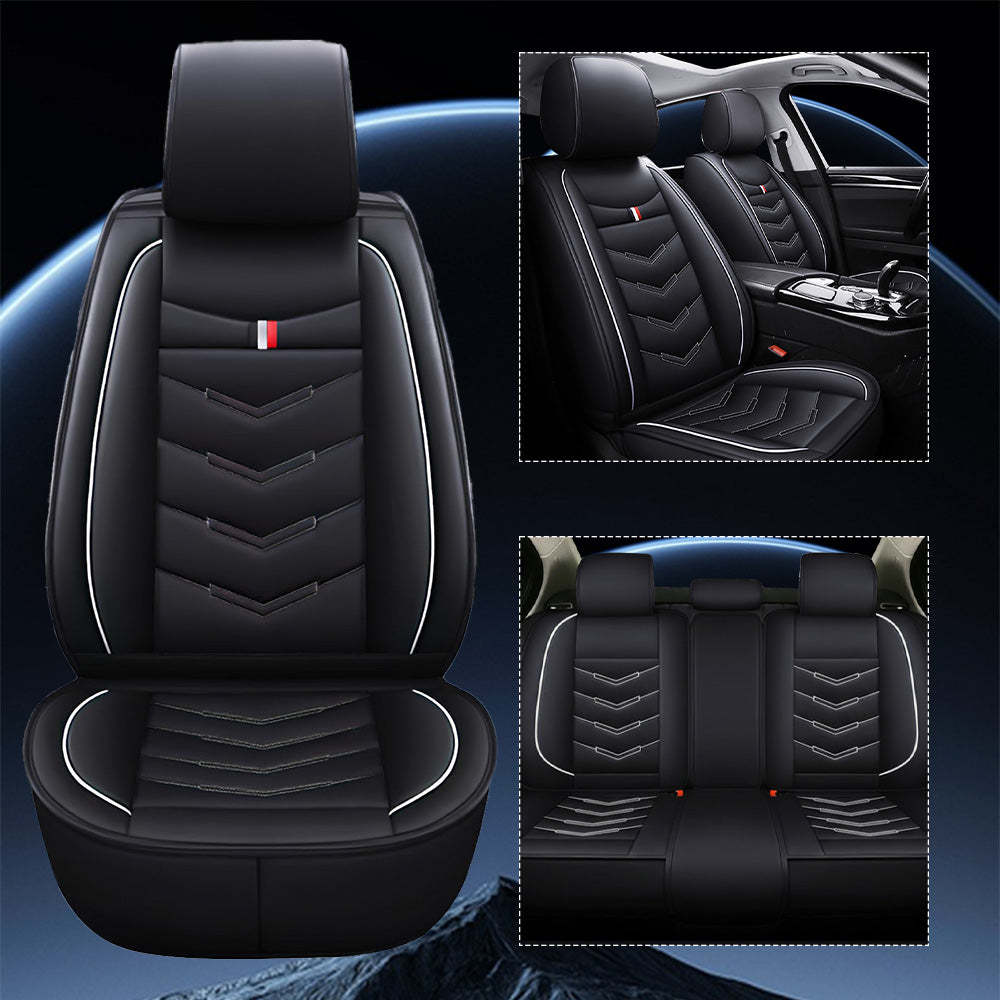 Universal Full Set Car Seat Covers – Premium Faux Leather, Waterproof & Scratch-Resistant for All Vehicles