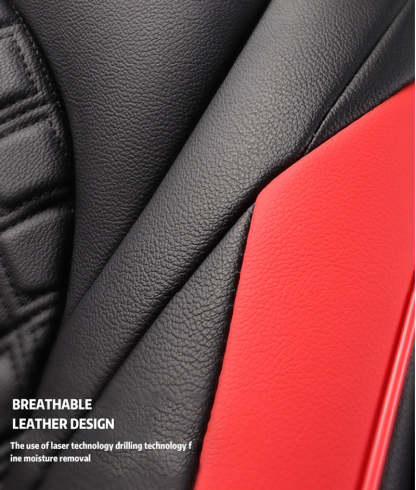Toyota Camry(2018-2024) Custom Sport Style Leather Car Seat Cover