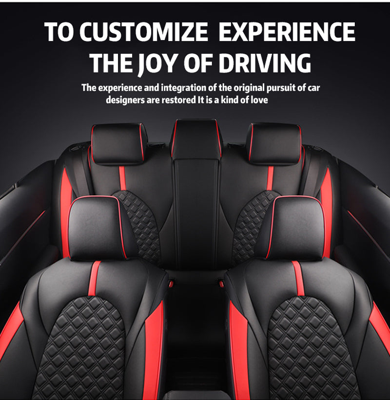 Toyota Camry(2018-2024) Custom Sport Style Leather Car Seat Cover