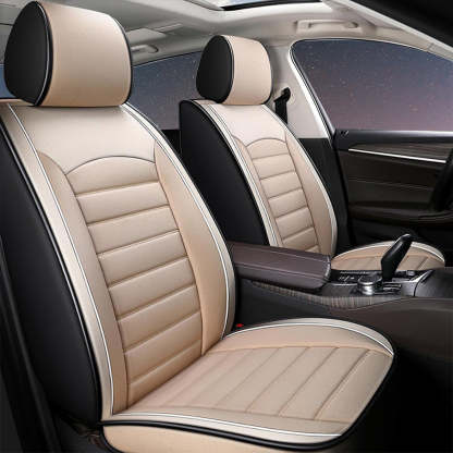 Breathable Linen Car Seat Covers – Universal 5-Seat Full Set for Cars, Trucks & SUVs