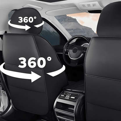 Waterproof Faux Leather Car Seat Covers – 5-Piece Universal Fit for Cars, SUVs & Trucks