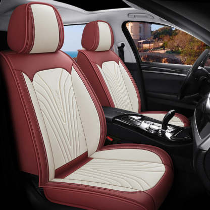 Universal Full Set Car Seat Covers – Breathable Faux Leather, Fits Most Cars & SUVs