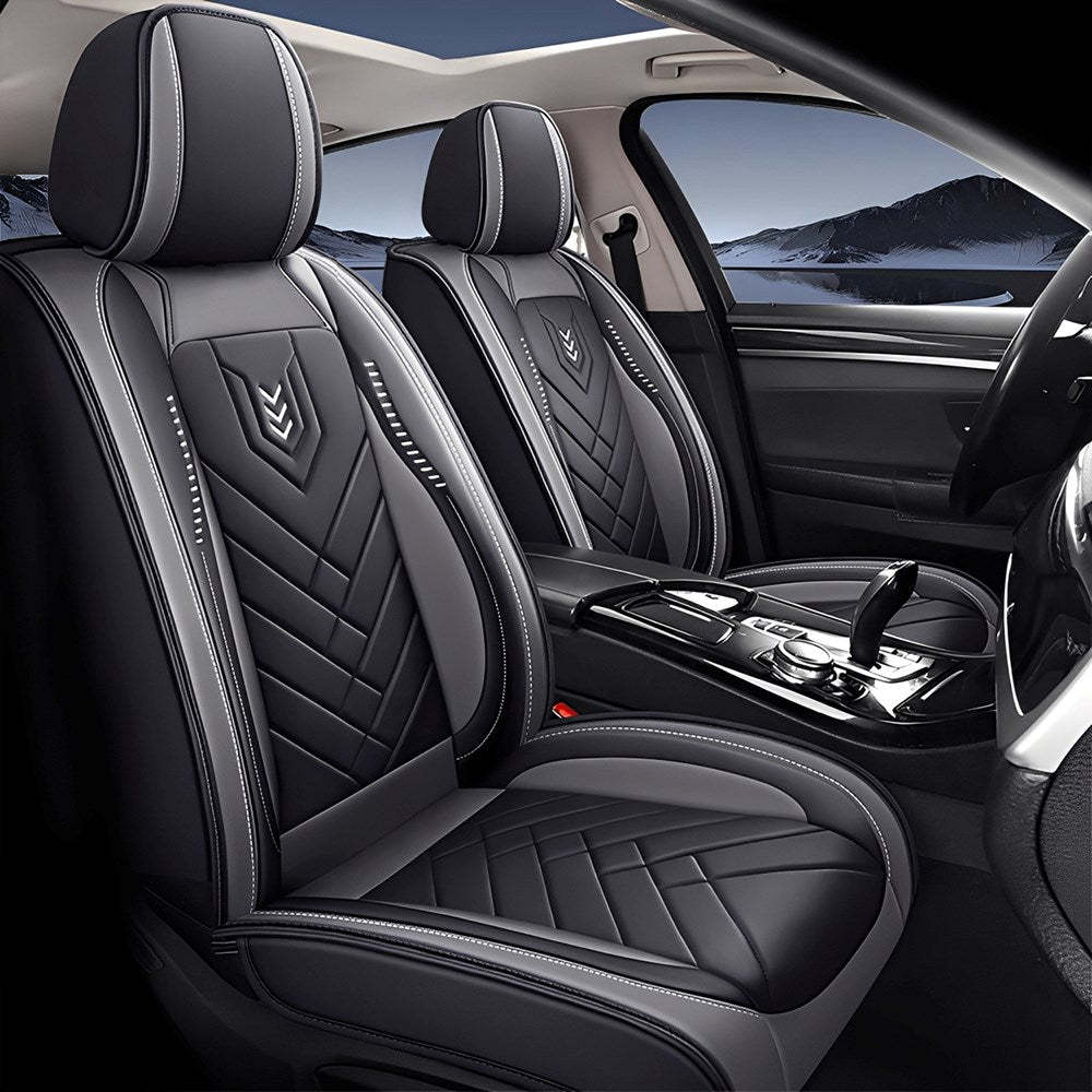 Premium Universal 5-Seat Car Seat Covers – Faux Leather Full Set for C