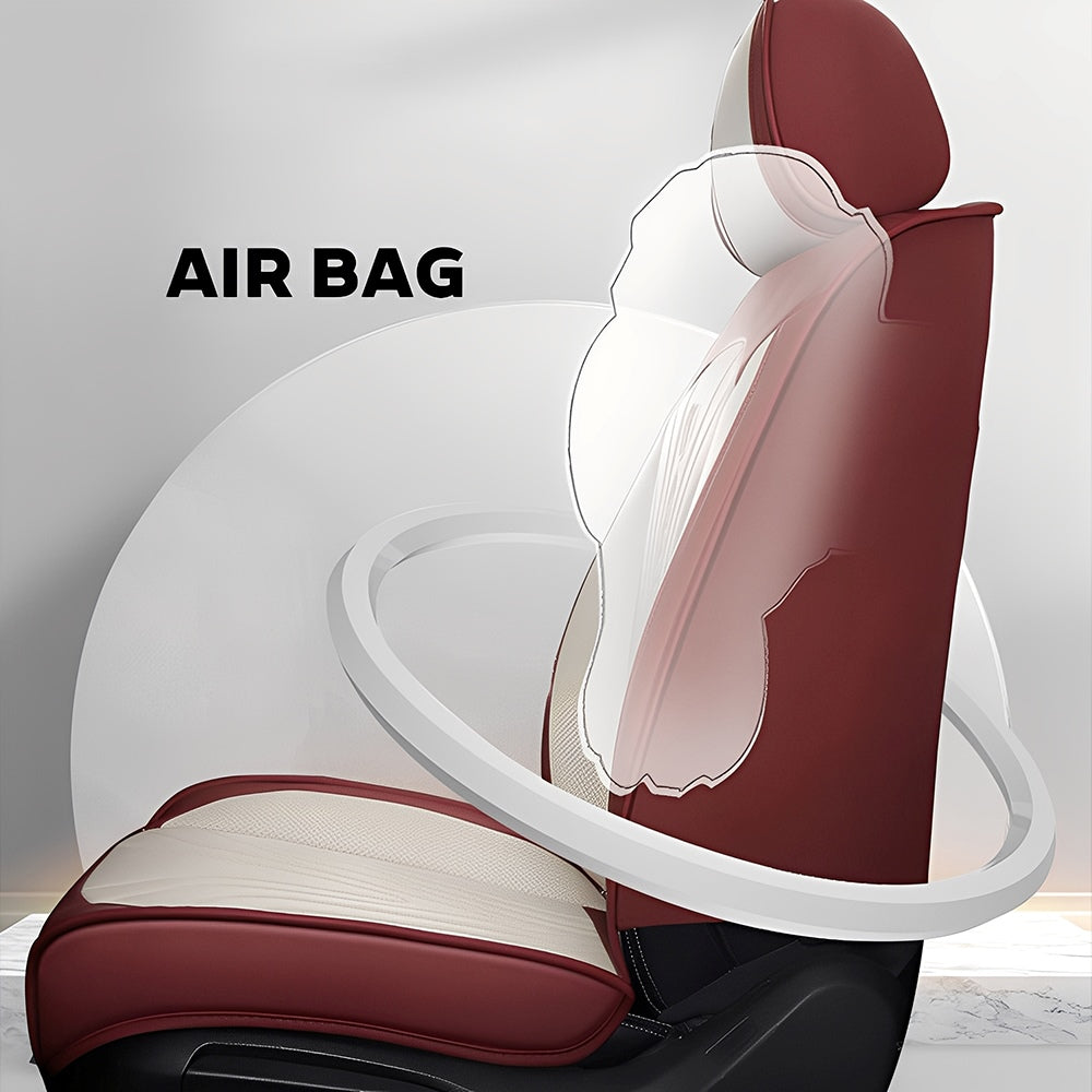 Universal Full Set Car Seat Covers – Breathable Faux Leather, Fits Most Cars & SUVs