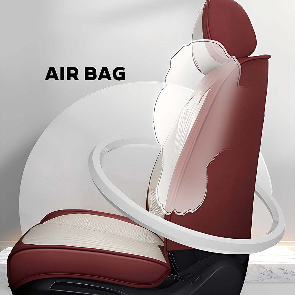 Universal Full Set Car Seat Covers – Breathable Faux Leather, Fits Most Cars & SUVs