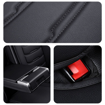 Universal Fit Faux Leather Car Seat Covers – 5-Piece Set, Waterproof, Easy Care for Most Vehicles
