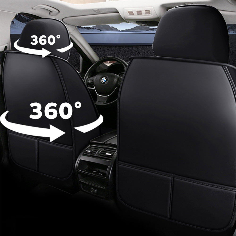 Premium Universal 5-Seat Car Seat Covers – Faux Leather Full Set for Cars, SUVs & Pickups