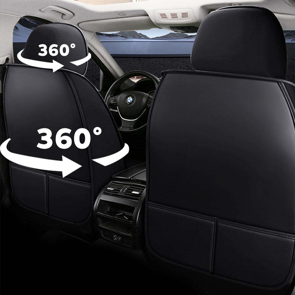 Premium Universal 5-Seat Car Seat Covers – Faux Leather Full Set for Cars, SUVs & Pickups