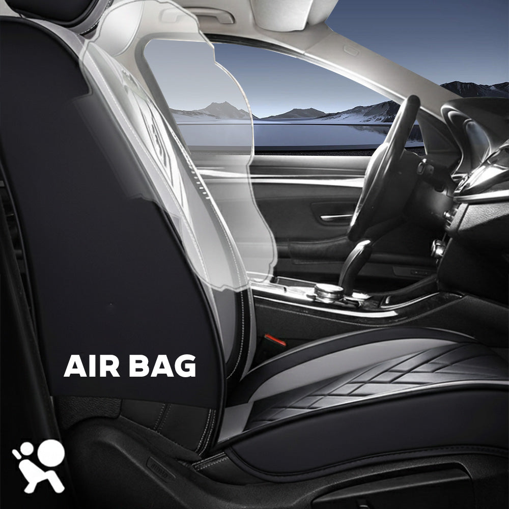 Premium Universal 5-Seat Car Seat Covers – Faux Leather Full Set for Cars, SUVs & Pickups