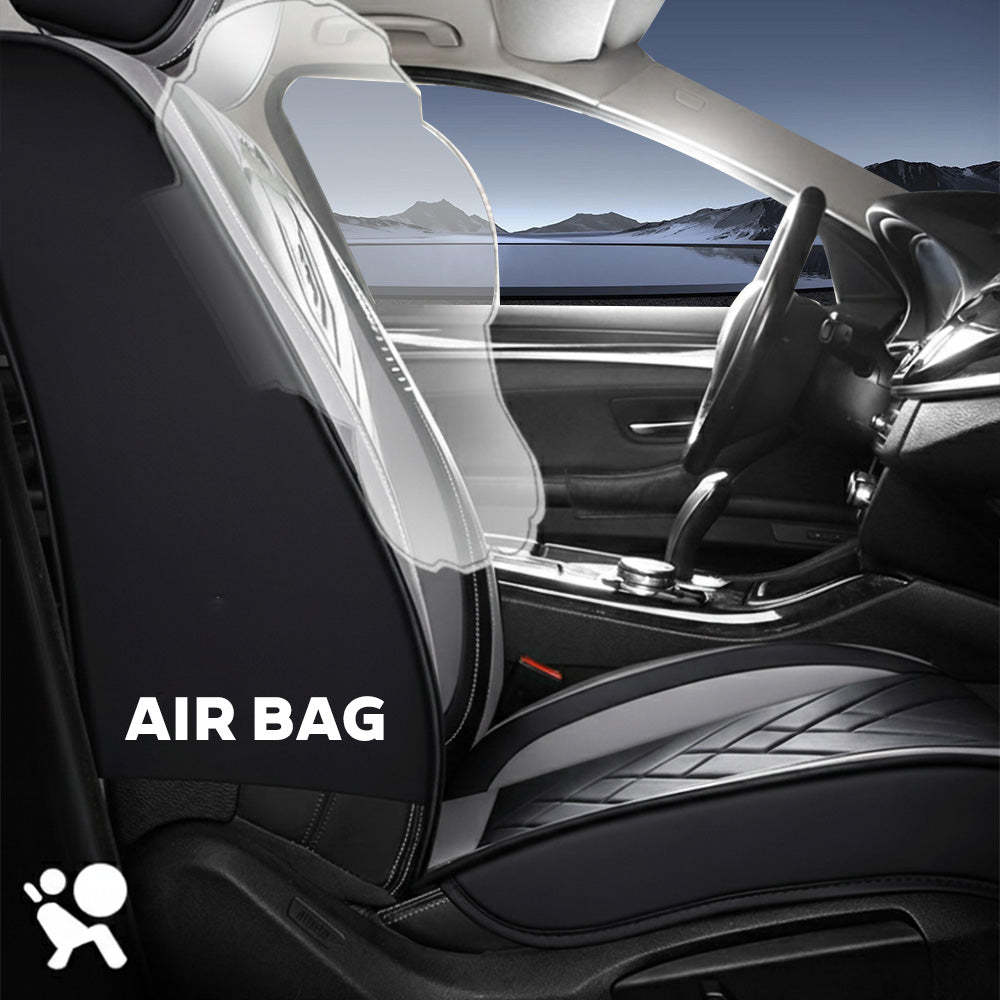 Premium Universal 5-Seat Car Seat Covers – Faux Leather Full Set for Cars, SUVs & Pickups