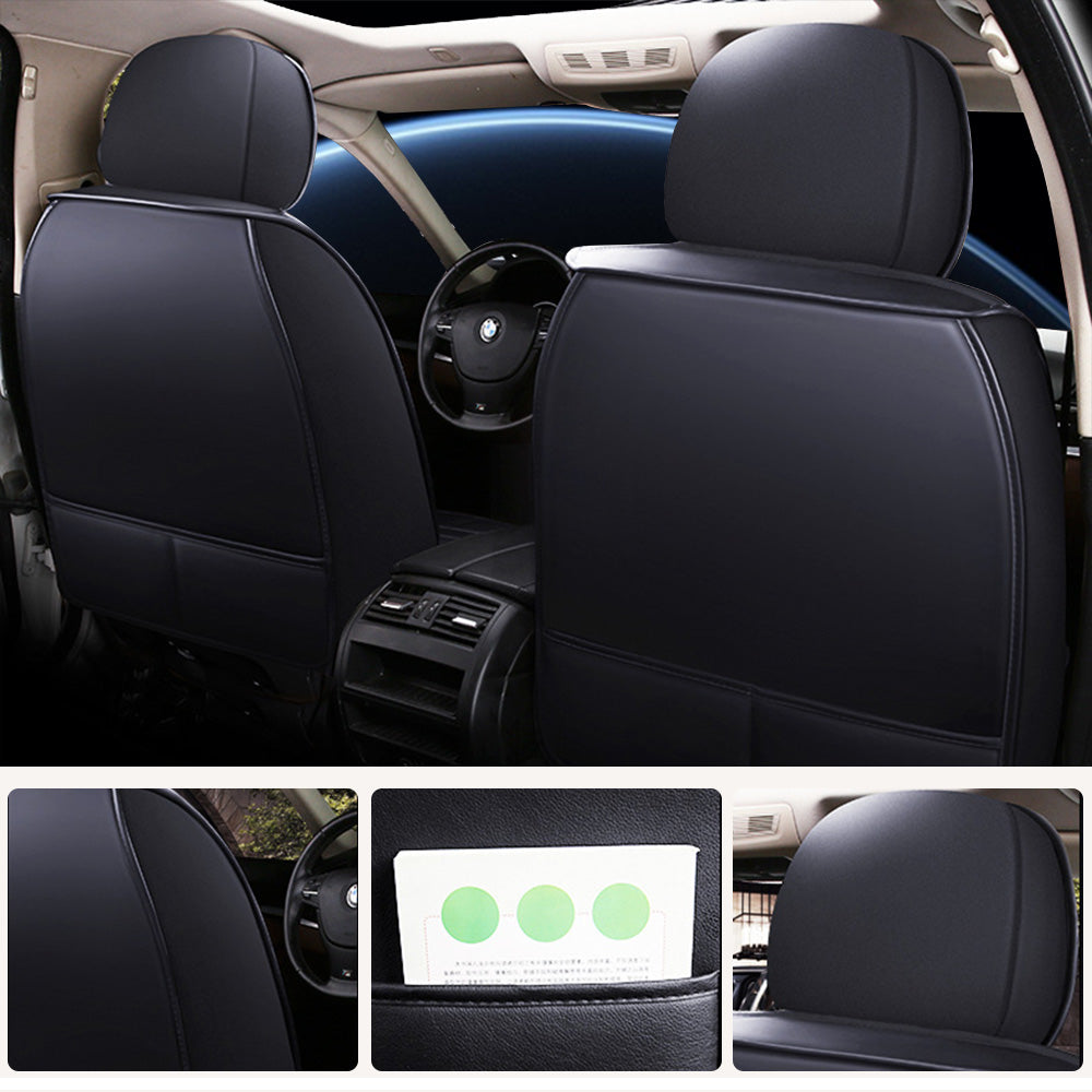 Universal Full Set Car Seat Covers – Premium Faux Leather, Waterproof & Scratch-Resistant for All Vehicles