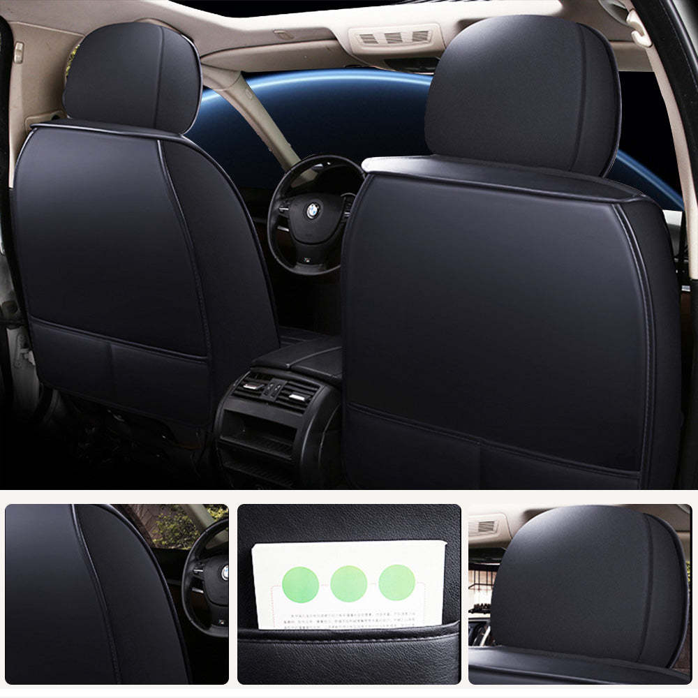 Universal Full Set Car Seat Covers – Premium Faux Leather, Waterproof & Scratch-Resistant for All Vehicles