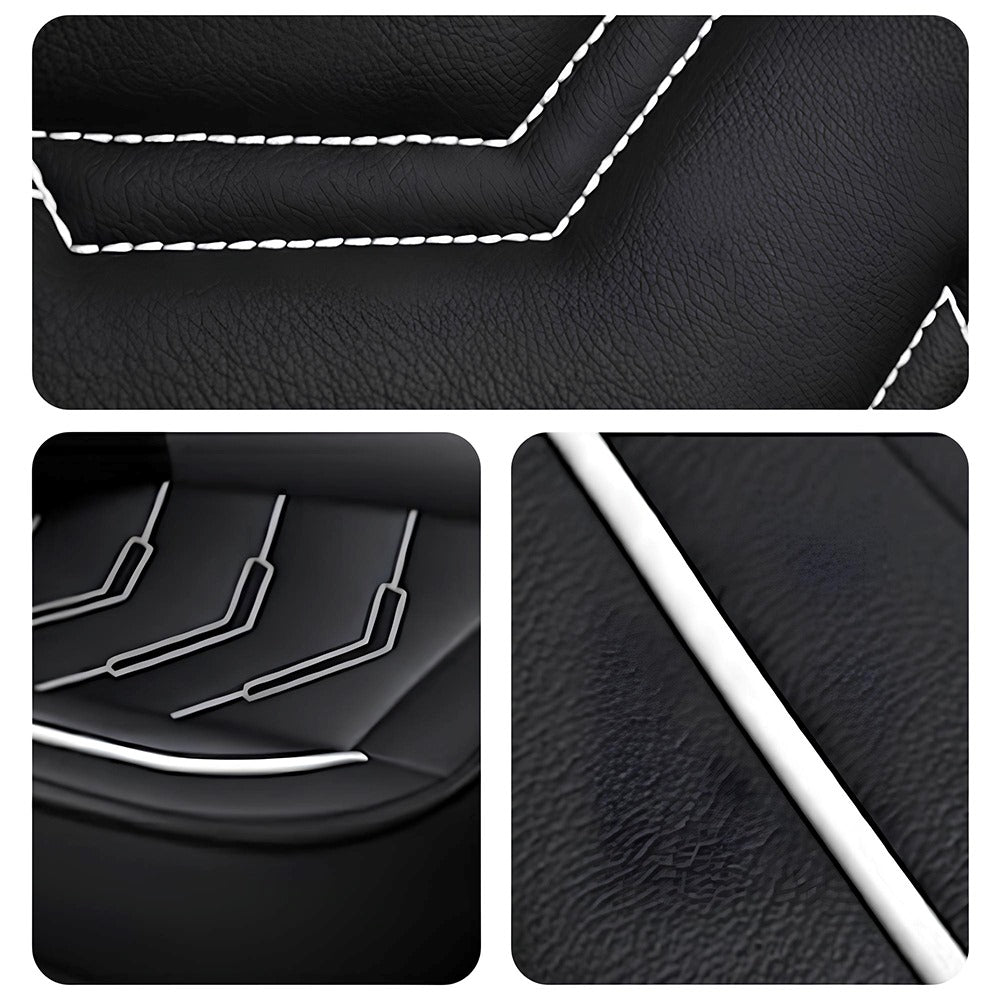 Universal Full Set Car Seat Covers – Premium Faux Leather, Waterproof & Scratch-Resistant for All Vehicles