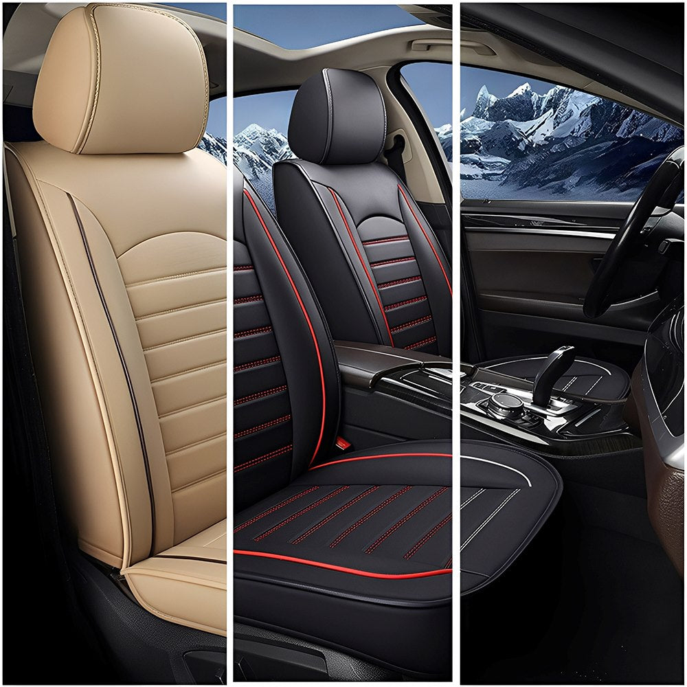 Amancarport Universal Car Seat Covers Full Set – All-Season Fit for Most Sedans, SUVs & Trucks
