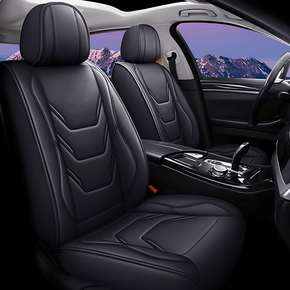 Universal Fit Car Seat Covers Full Set – Waterproof Scratch-Resistant 