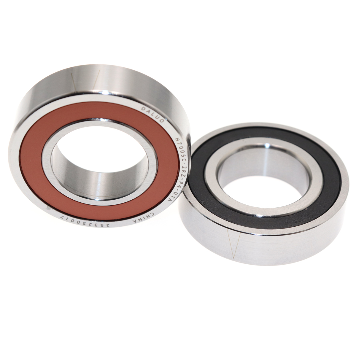 1Pair H7005C 2RZ P4 DT A DALUO 25x47x12 25x47x24 Sealed Angular Contact Bearings Speed Spindle Bearings CNC ABEC-7