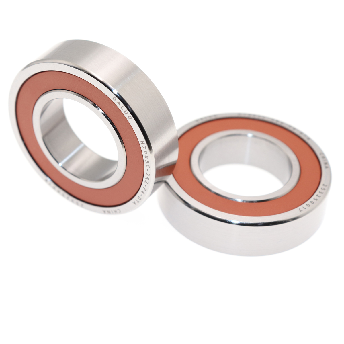 1Pair H7005C 2RZ P4 DT A DALUO 25x47x12 25x47x24 Sealed Angular Contact Bearings Speed Spindle Bearings CNC ABEC-7