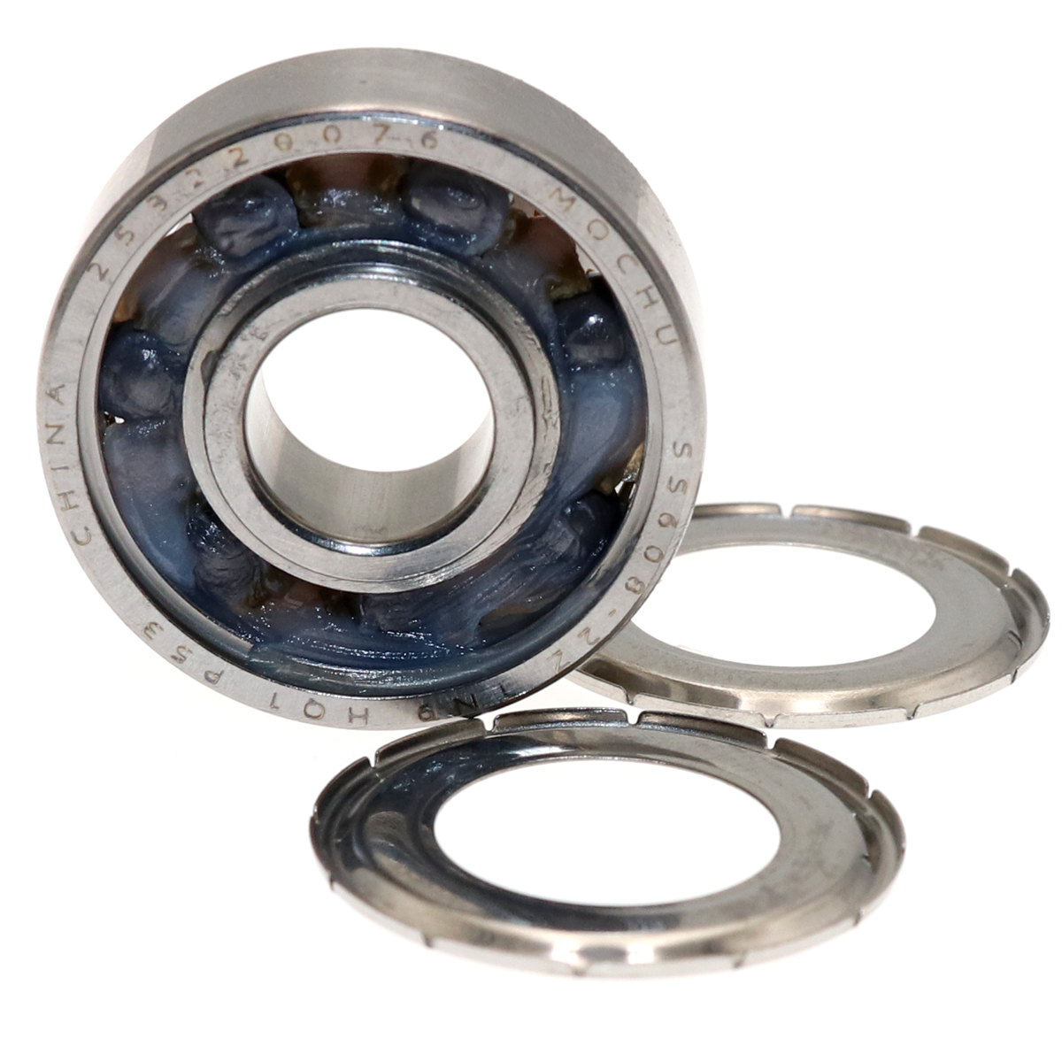 608 608-2RS1 SS608-2Z SS608 H608 H608-2Z TN9 HQ1 P53 8x22x7 MOCHU Hybrid Ceramic Bearing SI3N4 Ceramic Ball