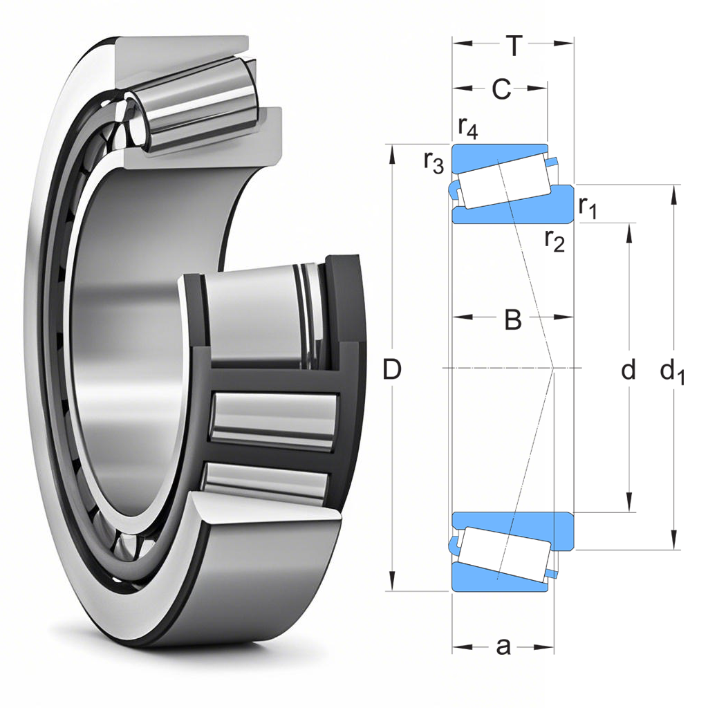 30202 15x35x11.75 DALUO Single Row Tapered Roller Bearings