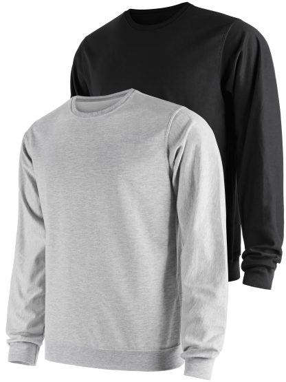 Teesmen Mens Plain Classic Sweatshirt Crewneck Jumper Uk Men Workwear Sweater