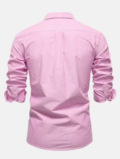 Cowboy Embroidery Cotton Button Up Shirt