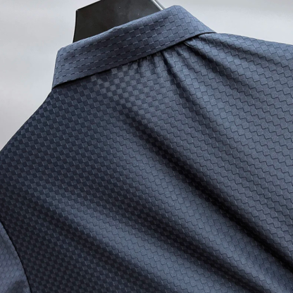 Majesty Grid Non-Crease Polo