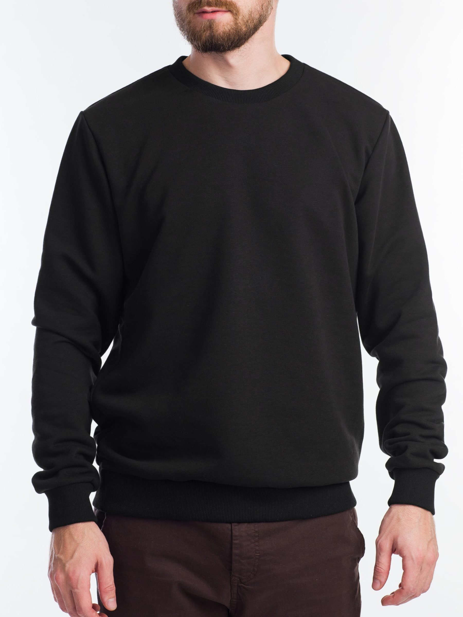 Teesmen Mens Plain Classic Sweatshirt Crewneck Jumper Uk Men Workwear Sweater