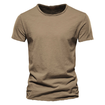 Men'S Slim-Fit Bamboo Cotton  Fashionable Casual T-Shirt