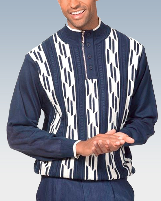 {Pre-order ships within 30} Brown Knitted Walking Suit Long Sleeve Suit