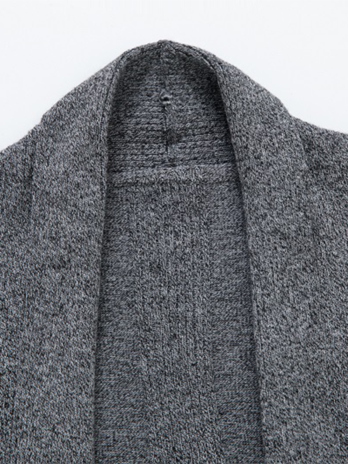 Men's Casual Basic Mid-length Knitted Sweater Cardigan Jacket