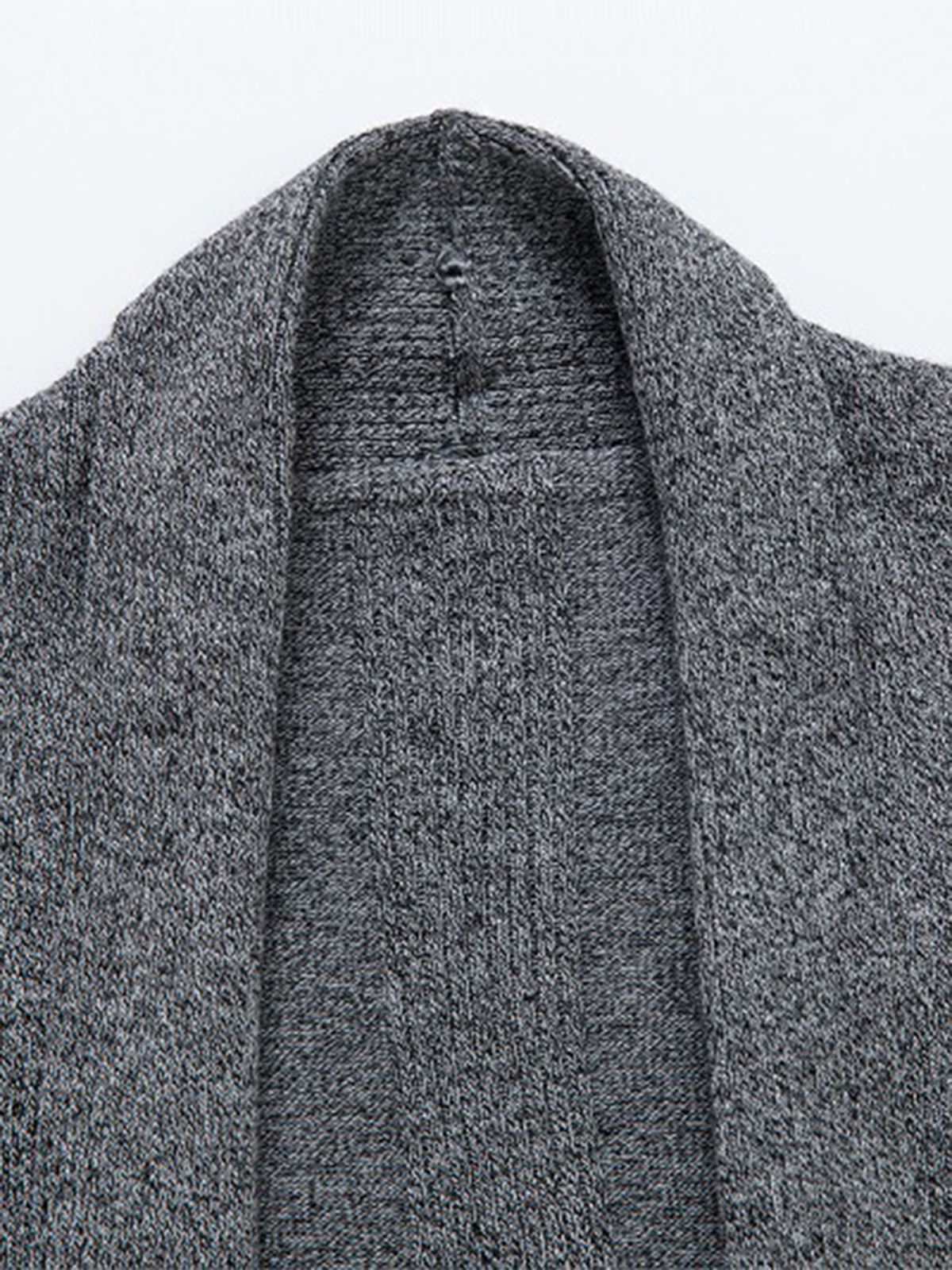 Men's Casual Basic Mid-length Knitted Sweater Cardigan Jacket