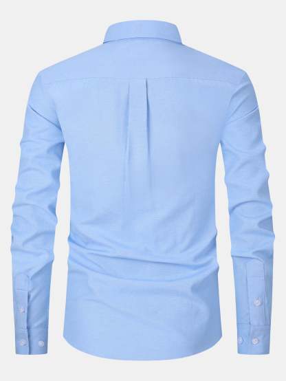 Long Sleeve Pocket Button Up Shirt