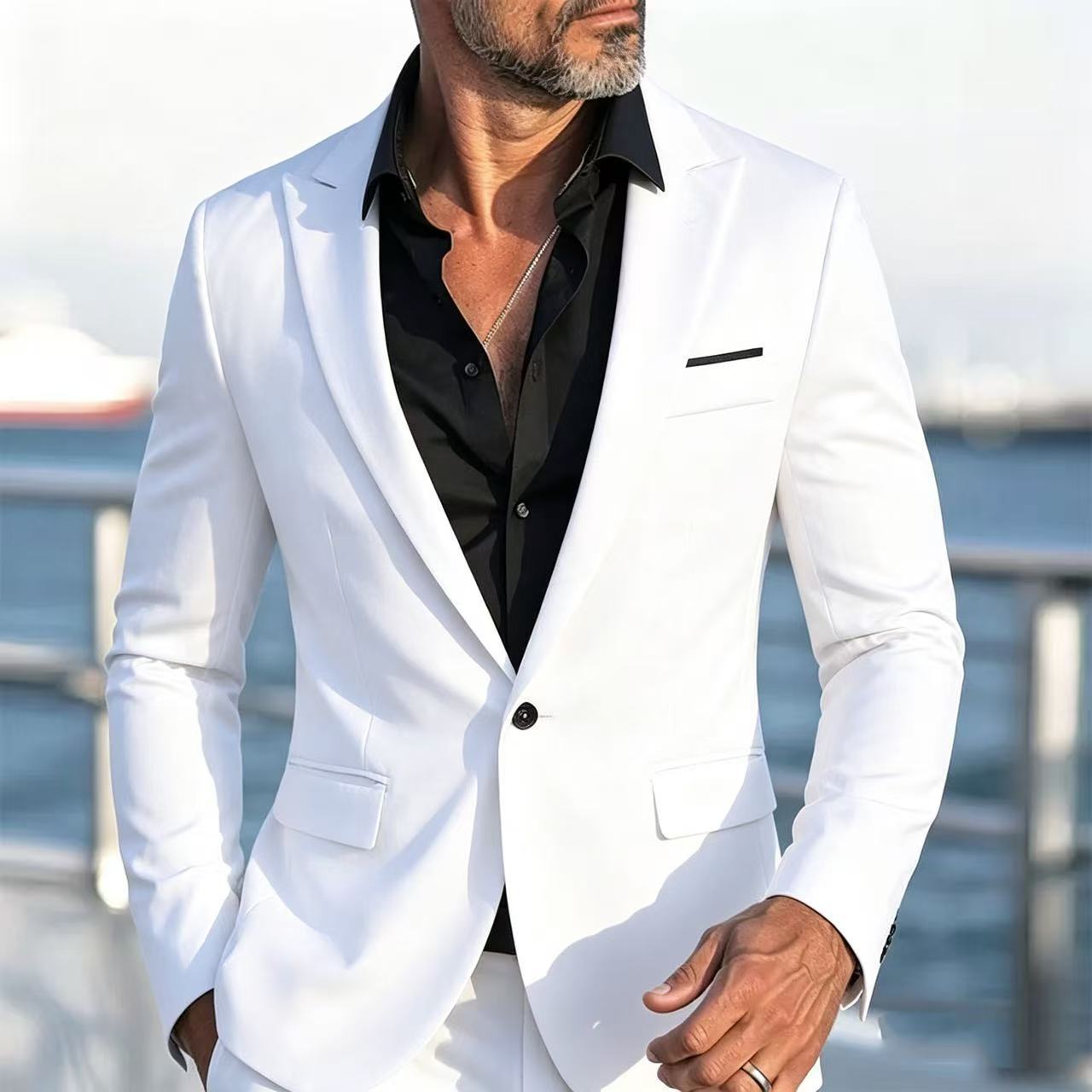Men'S Business Casual Suit European Blazer