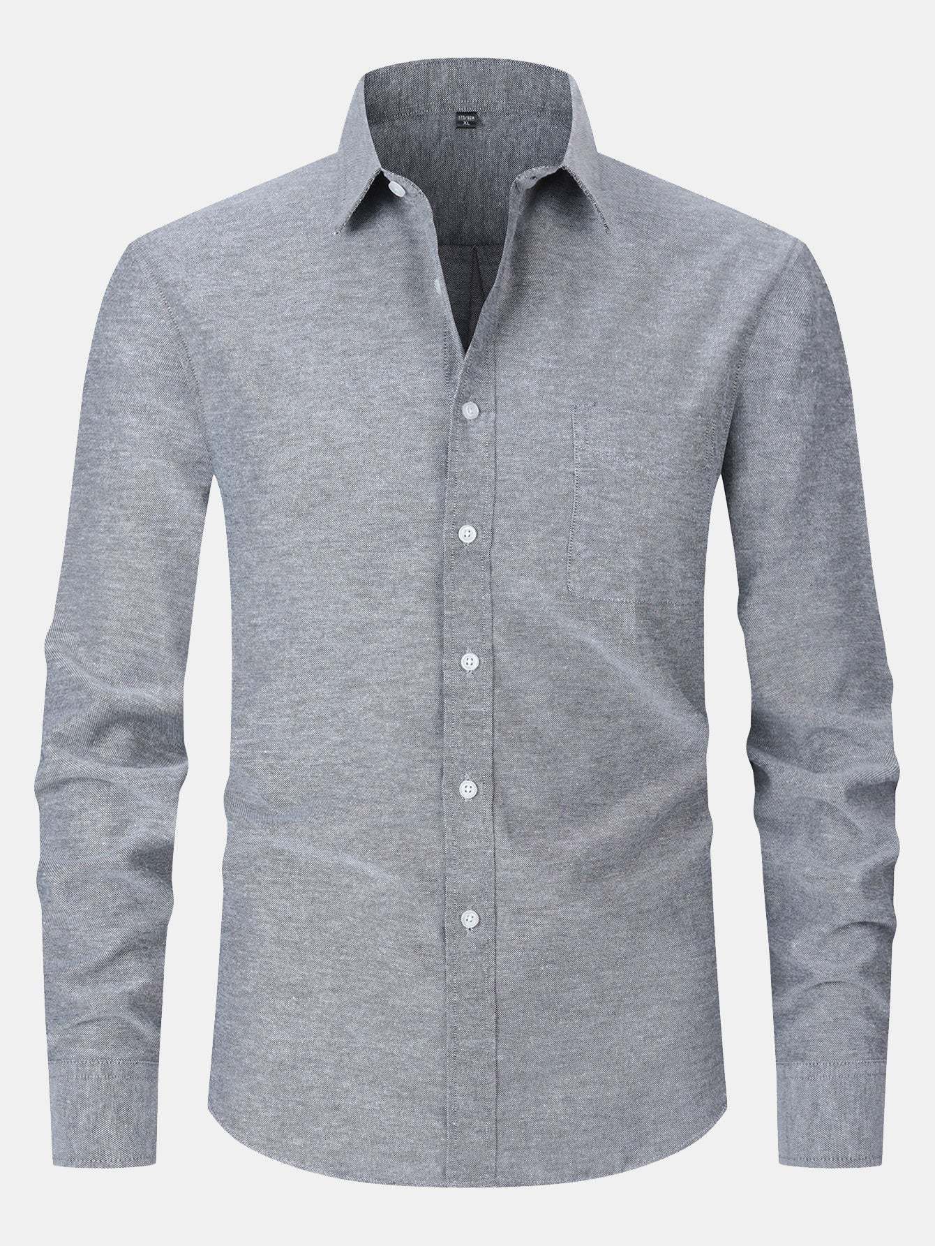 Long Sleeve Pocket Button Up Shirt