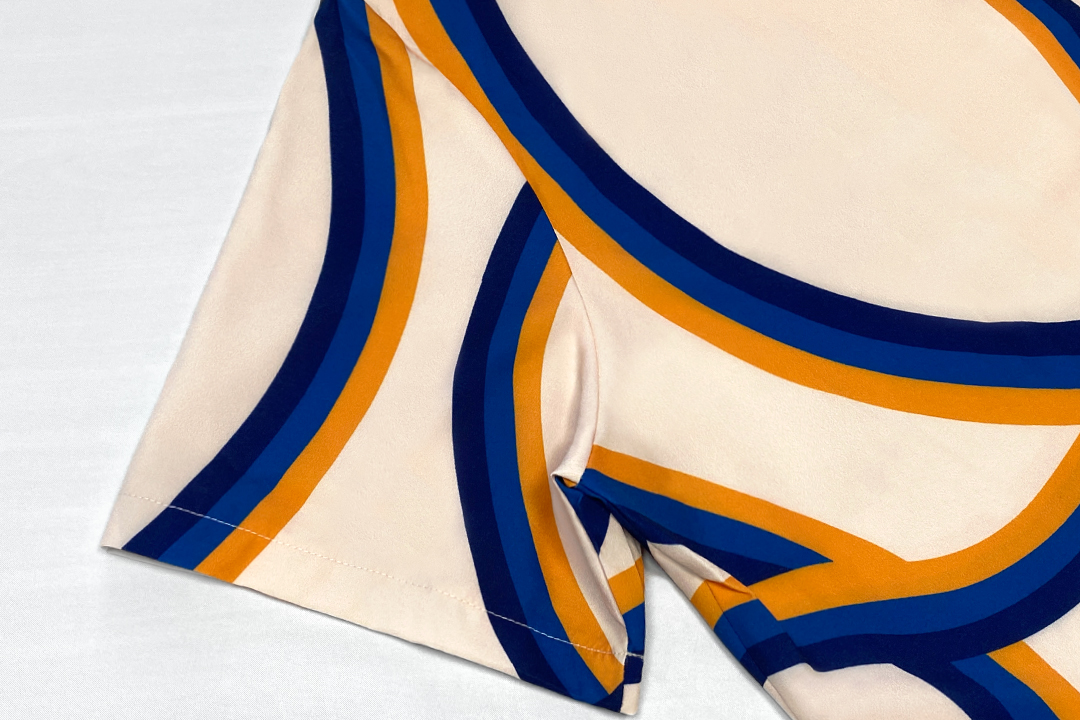 Men's Fashion Print Short Sleeve Shirt Walking Set 3 Colors